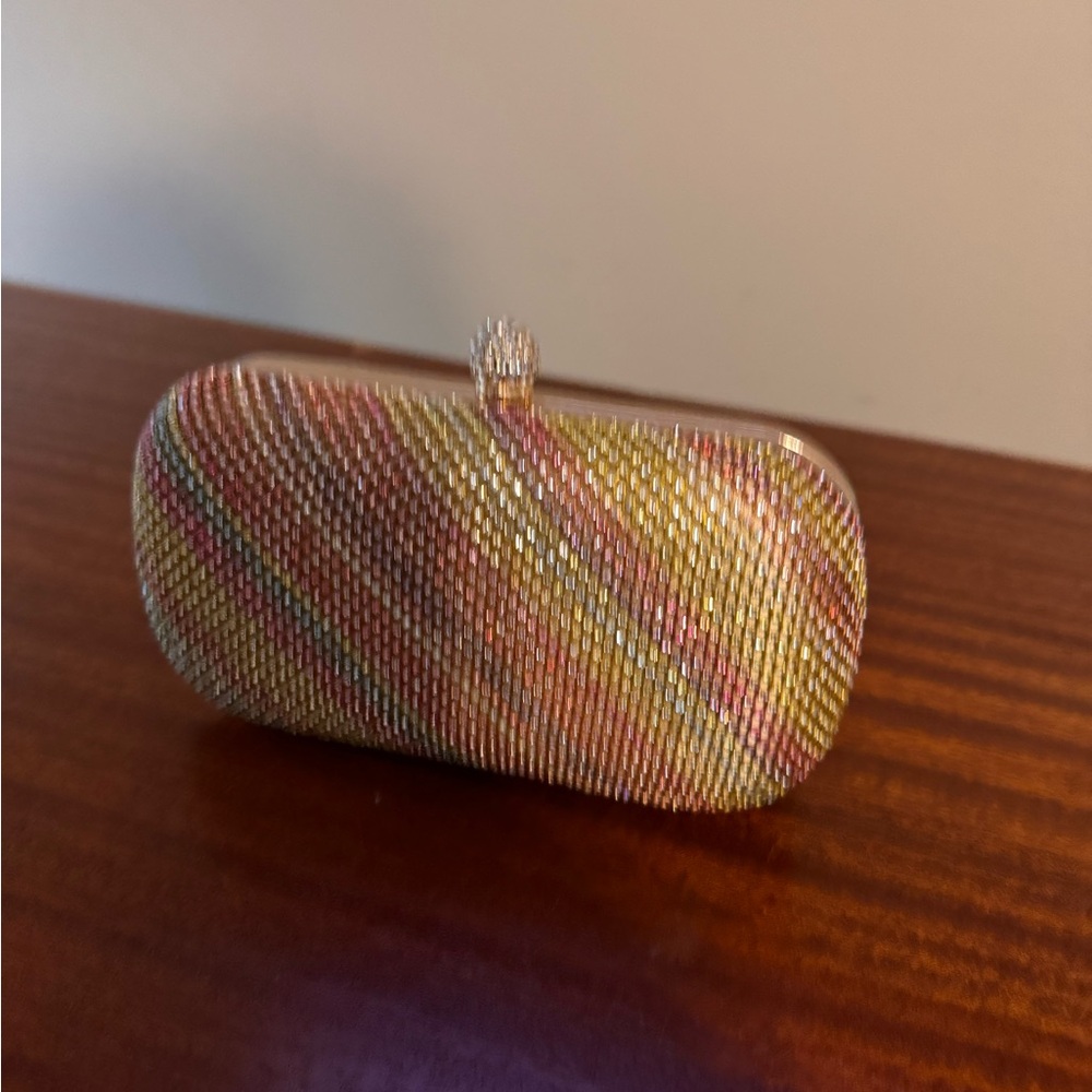 Rainbow Sequined Evening Bag